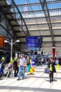 Lime Street Railway Station, Liverpool. Royalty Free Stock Photo