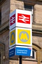 Lime Street Railway Station Sign.