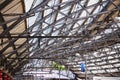 Lime Street Station Ceiling, Liverpool. Royalty Free Stock Photo