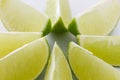 Lime wedges Royalty Free Stock Photo