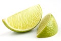 Lime wedges Royalty Free Stock Photo