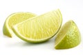 Lime wedges Royalty Free Stock Photo