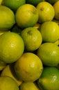 Limes bunch green fruit fresh Royalty Free Stock Photo