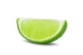 Limes isolated on white background Royalty Free Stock Photo