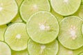 Limes slices texture background Royalty Free Stock Photo