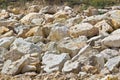 Limestone boulders Royalty Free Stock Photo