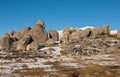 Limestone boulders of Castle Hill, New Zealand