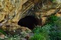 Limestone cave in Birzebbuga, Malta