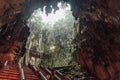 Limestone cave inside Batu Caves near Kuala Lumpur, Malaysia. Royalty Free Stock Photo