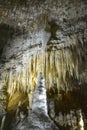 Limestone Cavern of Stalactites and Stalagmites Royalty Free Stock Photo