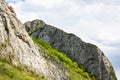 Limestone cliff detail in Trascau mountains canyon. V?li?oara gorge in eastern Apuseni Mountains, Romania