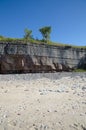 Limestone cliffs at the beach