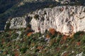The Limestone Cliffs At La Turbie In Monte Carlo, Principality Of Monaco