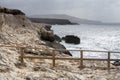 Limestone coastline viewpoint