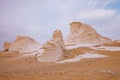 The limestone formation rocks on Sunrise Royalty Free Stock Photo