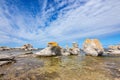 Limestone formations in Gotland, Sweden