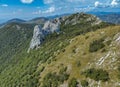 Rocky Peaks of Ljubicko Brdo, Baske Ostarije, Croatia Royalty Free Stock Photo