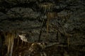 Limestone formations inside Macocha caves