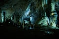 Limestone formations inside Macocha caves Royalty Free Stock Photo