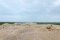 Limestone hillocks at Purple Island at Al Khor in Qatar