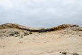 Limestone hillocks at Purple Island at Al Khor in Qatar