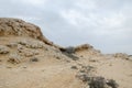 Limestone hillocks at Purple Island at Al Khor in Qatar