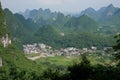 Limestone hills, China Royalty Free Stock Photo