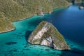 Limestone Islands and Lagoon Royalty Free Stock Photo