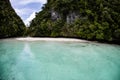 Limestone Islands and Tropical Lagoon in Palau Royalty Free Stock Photo