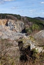 Limestone Mine, Roche TrouÃÂ©e, Viroinval, Belgium Royalty Free Stock Photo