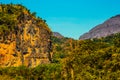 Limestone mountain at Thakhek, Khammouane Province, Royalty Free Stock Photo