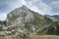 Limestone mountains in Saliencia Valley Royalty Free Stock Photo