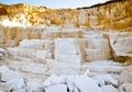 Limestone quarry Royalty Free Stock Photo