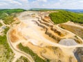 Limestone quarry.