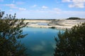 Limestone quarry.