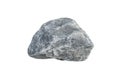 Raw specimen of limestone rock isolated on white background. Royalty Free Stock Photo