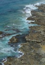 Limestone rock platform on the Great Ocean Road, Southern Victoria