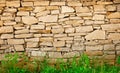 Limestone wall background Royalty Free Stock Photo