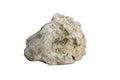 limestone on white isolated background Royalty Free Stock Photo
