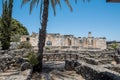 Ruins of the village of Capernaum on the shore of the Sea of Gal Royalty Free Stock Photo