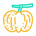 limetta sweet lemon color icon vector illustration