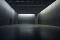 Liminal Dusk in an Abandoned Art Gallery Royalty Free Stock Photo