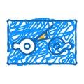 limit switch mechanism icon doodle illustration