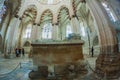 tomb of kings in an ancient portuguese monastery