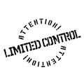 Limited Control rubber stamp