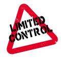 Limited Control rubber stamp