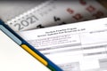 Limited depth of field photo. selective focus photo of paycheck protection program borrower application form. paycheck protection