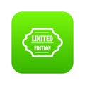 Limited edition icon digital green Royalty Free Stock Photo