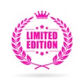 Limited edition vector icon Royalty Free Stock Photo