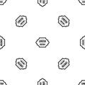 Limited edition pattern seamless black Royalty Free Stock Photo